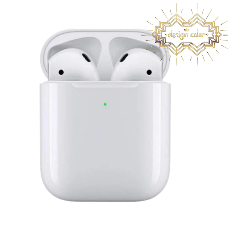 Audífonos Tipo Apple AirPods 2 con carga inalámbrica